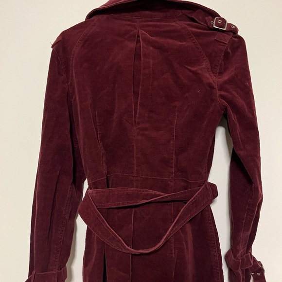 Betsey Johnson Burgundy blazer/ jacket with Button Accents - Picture 2 of 6